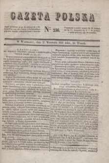 Gazeta Polska. 1831, Nro 256 (27 września)