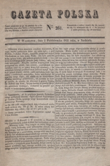 Gazeta Polska. 1831, Nro 261 (2 października)