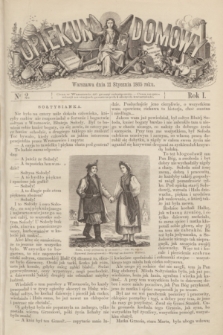 Opiekun Domowy : pismo tygodniowe obrazkowe. R.1, nr 2 (11 styczeń 1865)