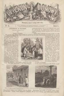 Opiekun Domowy : pismo tygodniowe obrazkowe. R.1, nr 6 (8 lutego 1865)
