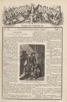 Opiekun Domowy : pismo tygodniowe obrazkowe. R.1, nr 22 (31 maja 1865)