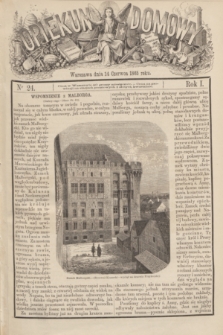 Opiekun Domowy : pismo tygodniowe obrazkowe. R.1, nr 24 (14 czerwca 1865)