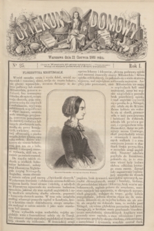 Opiekun Domowy : pismo tygodniowe obrazkowe. R.1, nr 25 (21 czerwca 1865)