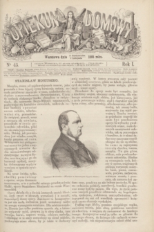 Opiekun Domowy : pismo tygodniowe obrazkowe. R.1, nr 45 (8 listopada 1865)
