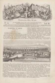 Opiekun Domowy. R.3, nr 24 (12 czerwca 1867)