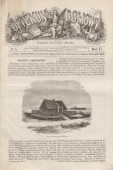 Opiekun Domowy. R.4, nr 5 (5 lutego 1868)