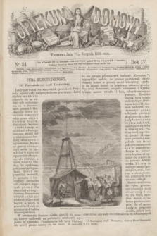 Opiekun Domowy. R.4, nr 34 (26 sierpnia 1868)