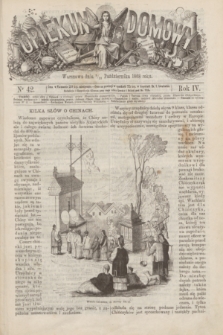Opiekun Domowy. R.4, nr 42 (21 października 1868)