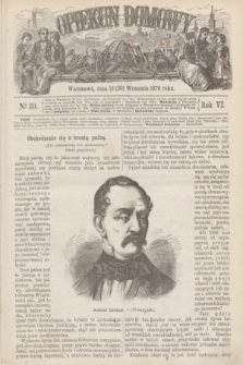 Opiekun Domowy. R.6, № 39 (30 września 1870)