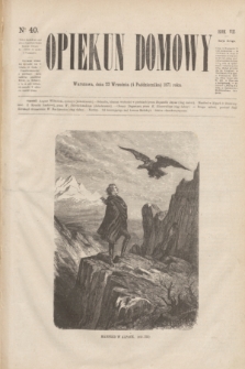 Opiekun Domowy. R.7, Serja 2, № 40 (4 października 1871)