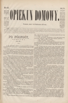 Opiekun Domowy. R.7, Serja 2, № 42 (18 października 1871)