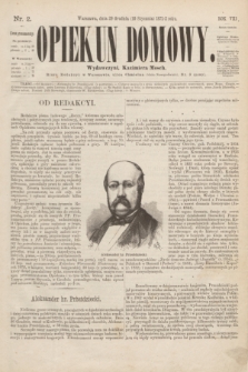 Opiekun Domowy. R.8, Serya 3, nr 2 (10 stycznia 1872)