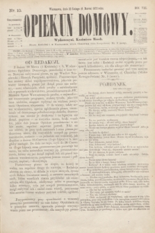 Opiekun Domowy. R.8, Serya 3, nr 10 (6 marca 1872)