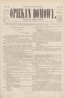 Opiekun Domowy. R.8, Serya 3, nr 12 (20 marca 1872)
