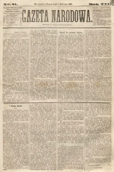 Gazeta Narodowa. 1868, nr 81