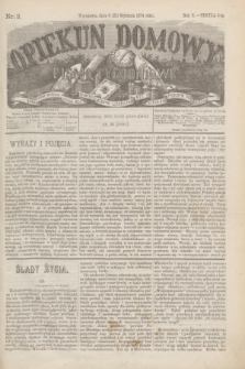 Opiekun Domowy : pismo tygodniowe sprawom wychowania, rzeczom społecznym, literaturze i sztukom pięknym poświęcone. R.10, Seryja 3, nr 3 (21 stycznia 1874)