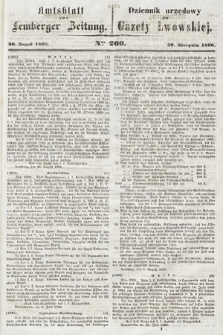 Amtsblatt zur Lemberger Zeitung = Dziennik Urzędowy do Gazety Lwowskiej. 1860, nr 200