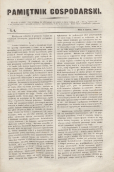 Pamiętnik Gospodarski. R.1, N. 9 (3 marca 1849)
