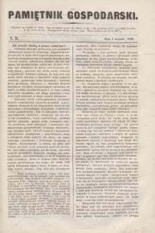 Pamiętnik Gospodarski. R.1, N. 31 (4 sierpnia 1849)