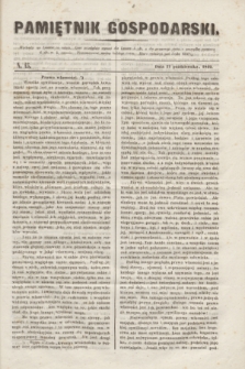 Pamiętnik Gospodarski. R.1, N. 43 (27 października 1849)