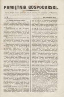 Pamiętnik Gospodarski. R.1, N. 44 (3 listopada 1849)