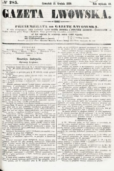 Gazeta Lwowska. 1859, nr 285