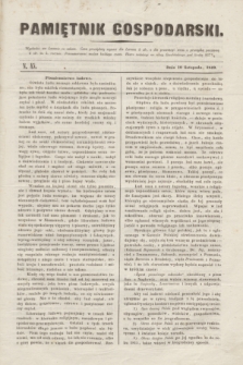 Pamiętnik Gospodarski. R.1, N. 45 (10 listopada 1849)