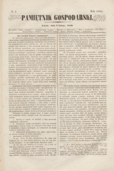 Pamiętnik Gospodarski. R.2, N. 5 (2 lutego 1850)