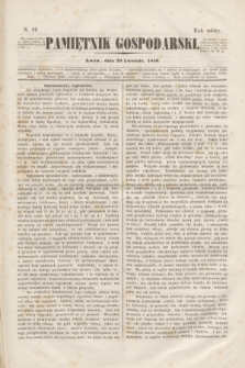 Pamiętnik Gospodarski. R.2, N. 16 (20 kwietnia 1850)