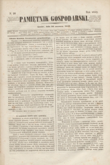Pamiętnik Gospodarski. R.2, N. 26 (29 czerwca 1850)