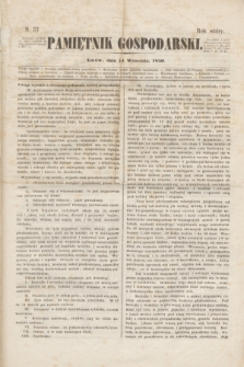 Pamiętnik Gospodarski. R.2, N. 37 (14 września 1850)
