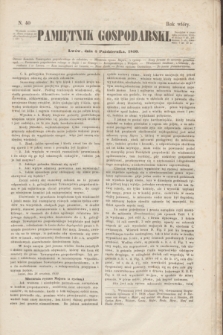 Pamiętnik Gospodarski. R.2, N. 40 (5 października 1850)