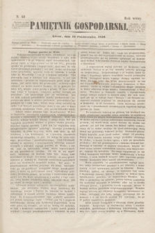 Pamiętnik Gospodarski. R.2, N. 42 (19 października 1850)