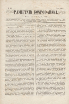 Pamiętnik Gospodarski. R.2, N. 46 (16 listopada 1850)