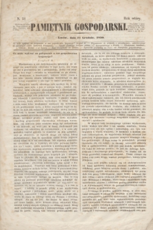 Pamiętnik Gospodarski. R.2, N. 51 (21 grudnia 1850) + wkładka