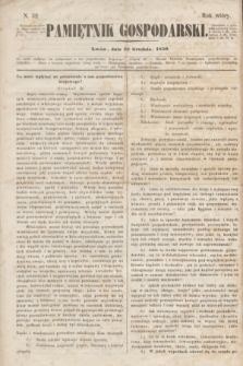 Pamiętnik Gospodarski. R.2, N. 52 (28 grudnia 1850)