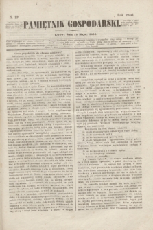 Pamiętnik Gospodarski. R.3, N. 19 (12 maja 1851)