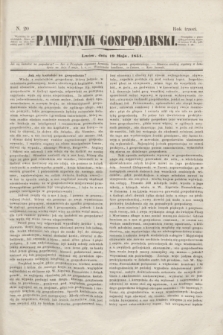 Pamiętnik Gospodarski. R.3, N. 20 (19 maja 1851)