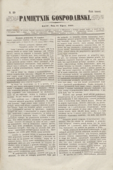 Pamiętnik Gospodarski. R.3, N. 29 (21 lipca 1851)