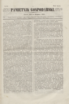 Pamiętnik Gospodarski. R.3, N. 34 (25 sierpnia 1851)