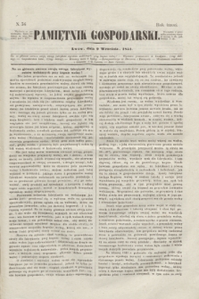 Pamiętnik Gospodarski. R.3, N. 36 (9 września 1851)