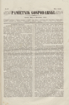 Pamiętnik Gospodarski. R.3, N. 37 (15 września 1851)