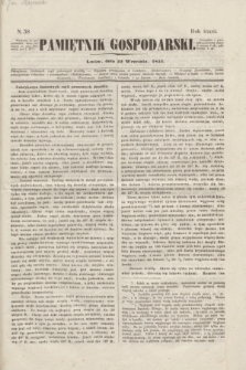 Pamiętnik Gospodarski. R.3, N. 38 (22 września 1851)