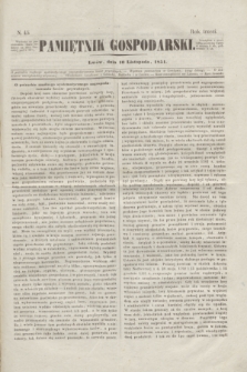 Pamiętnik Gospodarski. R.3, N. 45 (10 listopada 1851)