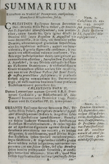 Summarium Extractum ex Nakielski Promptuar. antiquitat. Monasterii Miechoviuen. fol. 2