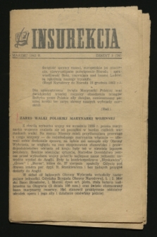 Insurekcja. 1943, z. 3 (marzec) = z. 24