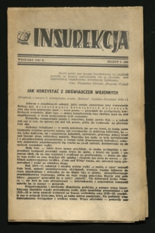 Insurekcja. 1943, z. 9 (wrzesień) = z. 30