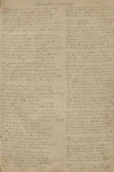 Zbiór wierszy i prozy dotyczących wydarzeń w latach 1834-1863, przepisanych w drugiej połowie XIX w.