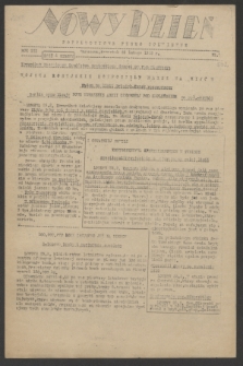 Nowy Dzień : popołudniowe pismo codzienne. R.3, nr 502 (25 lutego 1943)