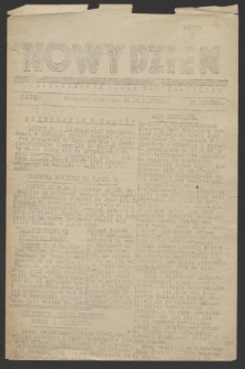 Nowy Dzień : popołudniowe pismo demokratyczne. R.4, nr 907/908 (20 sierpnia 1944)